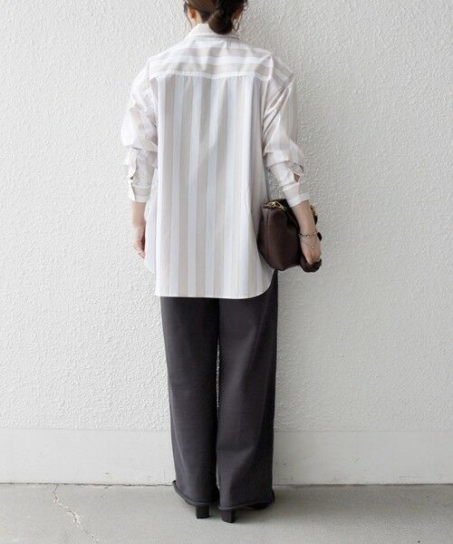 SHIPS / シップス シャツ・ブラウス | 《一部追加予約》SHIPS any:〈洗濯機可能〉REPREVE レギュラーカラー ルーズ ポケット シャツ | 詳細2