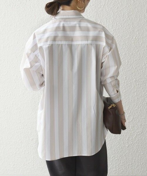 SHIPS / シップス シャツ・ブラウス | 《一部追加予約》SHIPS any:〈洗濯機可能〉REPREVE レギュラーカラー ルーズ ポケット シャツ | 詳細5