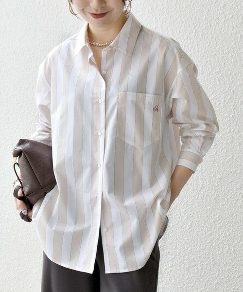 SHIPS / シップス シャツ・ブラウス | 《一部追加予約》SHIPS any:〈洗濯機可能〉REPREVE レギュラーカラー ルーズ ポケット シャツ | 詳細8