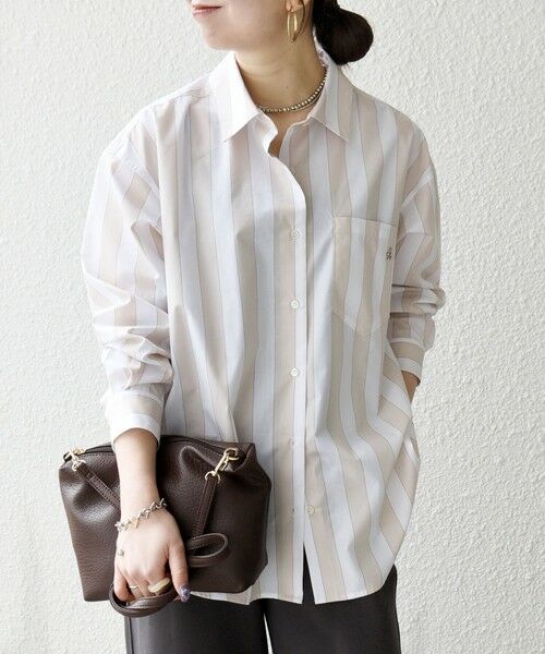 SHIPS / シップス シャツ・ブラウス | 《一部追加予約》SHIPS any:〈洗濯機可能〉REPREVE レギュラーカラー ルーズ ポケット シャツ | 詳細9