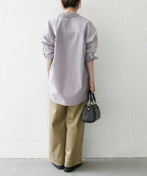 SHIPS / シップス シャツ・ブラウス | 《一部追加予約》SHIPS any:〈洗濯機可能〉REPREVE レギュラーカラー ルーズ ポケット シャツ | 詳細2