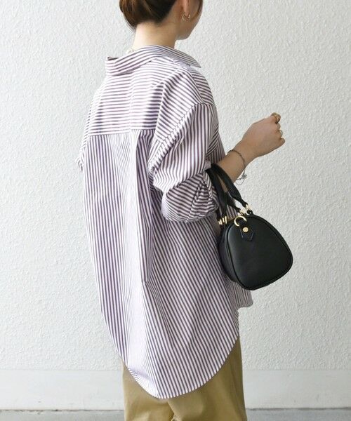 SHIPS / シップス シャツ・ブラウス | 《一部追加予約》SHIPS any:〈洗濯機可能〉REPREVE レギュラーカラー ルーズ ポケット シャツ | 詳細5