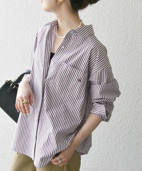 SHIPS / シップス シャツ・ブラウス | 《一部追加予約》SHIPS any:〈洗濯機可能〉REPREVE レギュラーカラー ルーズ ポケット シャツ | 詳細6