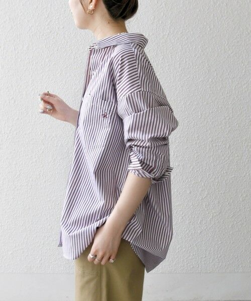 SHIPS / シップス シャツ・ブラウス | 《一部追加予約》SHIPS any:〈洗濯機可能〉REPREVE レギュラーカラー ルーズ ポケット シャツ | 詳細7