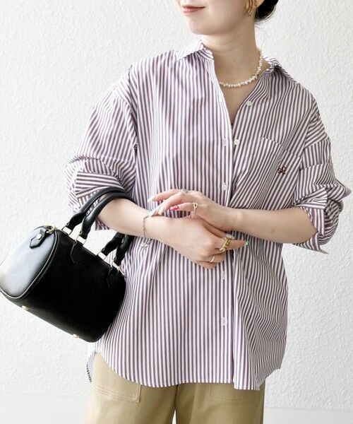 SHIPS / シップス シャツ・ブラウス | 《一部追加予約》SHIPS any:〈洗濯機可能〉REPREVE レギュラーカラー ルーズ ポケット シャツ | 詳細9