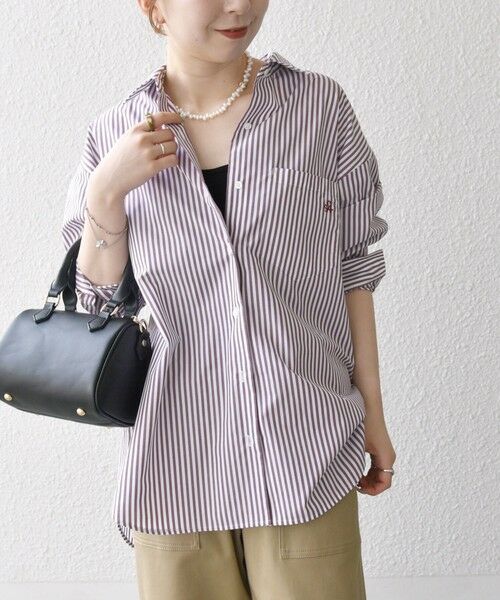 SHIPS / シップス シャツ・ブラウス | 《一部追加予約》SHIPS any:〈洗濯機可能〉REPREVE レギュラーカラー ルーズ ポケット シャツ | 詳細13
