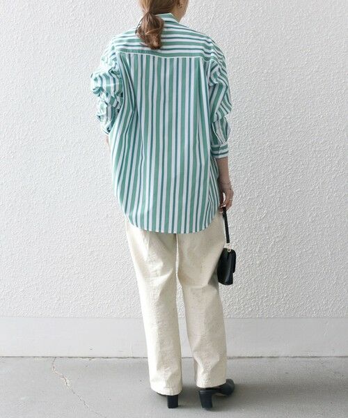 SHIPS / シップス シャツ・ブラウス | 《一部追加予約》SHIPS any:〈洗濯機可能〉REPREVE レギュラーカラー ルーズ ポケット シャツ | 詳細22