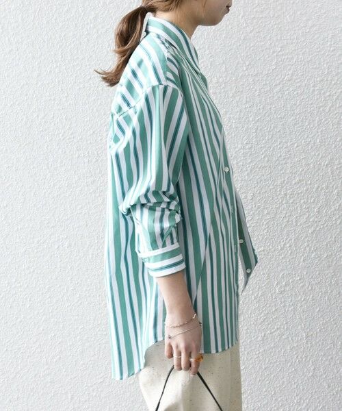 SHIPS / シップス シャツ・ブラウス | 《一部追加予約》SHIPS any:〈洗濯機可能〉REPREVE レギュラーカラー ルーズ ポケット シャツ | 詳細24