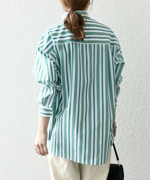 SHIPS / シップス シャツ・ブラウス | 《一部追加予約》SHIPS any:〈洗濯機可能〉REPREVE レギュラーカラー ルーズ ポケット シャツ | 詳細25