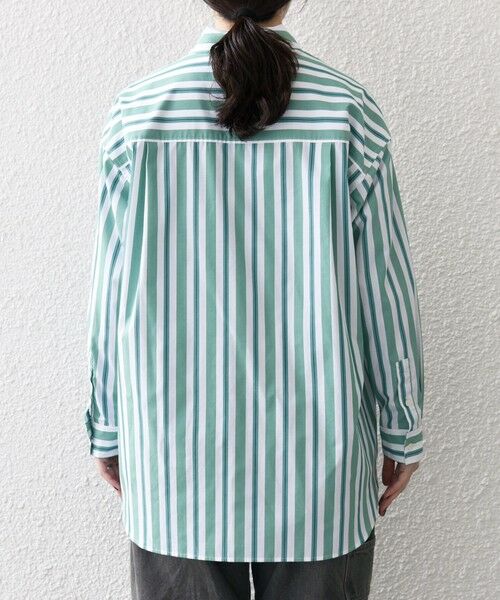 SHIPS / シップス シャツ・ブラウス | 《一部追加予約》SHIPS any:〈洗濯機可能〉REPREVE レギュラーカラー ルーズ ポケット シャツ | 詳細22