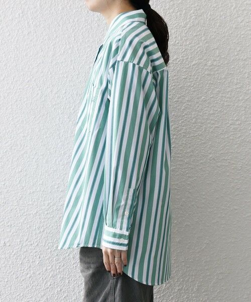 SHIPS / シップス シャツ・ブラウス | 《一部追加予約》SHIPS any:〈洗濯機可能〉REPREVE レギュラーカラー ルーズ ポケット シャツ | 詳細30