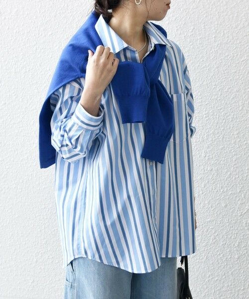 SHIPS / シップス シャツ・ブラウス | 《一部追加予約》SHIPS any:〈洗濯機可能〉REPREVE レギュラーカラー ルーズ ポケット シャツ | 詳細27