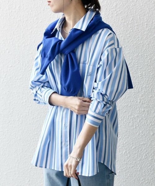 SHIPS / シップス シャツ・ブラウス | 《一部追加予約》SHIPS any:〈洗濯機可能〉REPREVE レギュラーカラー ルーズ ポケット シャツ | 詳細28