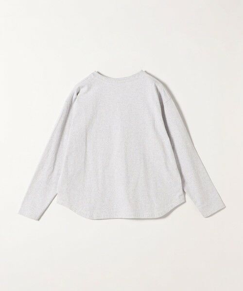 SHIPS / シップス Tシャツ | 【SHIPS any別注】THE KNiTS:〈洗濯機可能〉ラウンドヘム ロゴ ロングスリーブ TEE | 詳細18