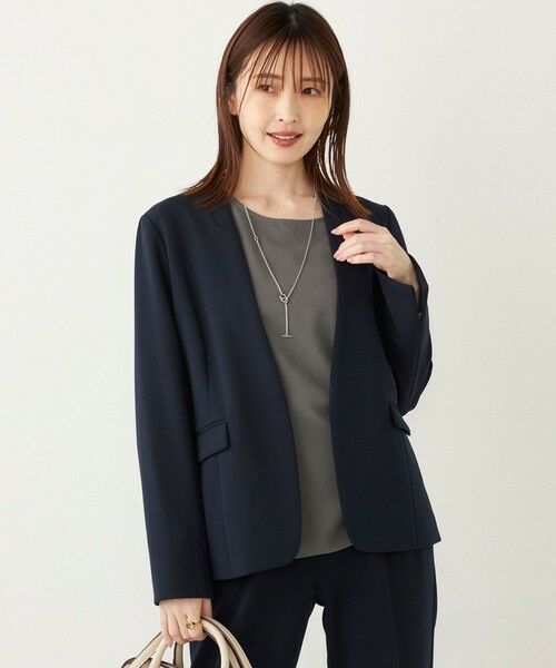 SHIPS for women / シップスウィメン シャツ・ブラウス | SHIPS Colors:〈手洗い可能〉ジョーゼット バック切り替え トップス | 詳細18