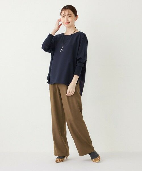 SHIPS for women / シップスウィメン シャツ・ブラウス | SHIPS Colors:〈手洗い可能〉ジョーゼット バック切り替え トップス | 詳細30