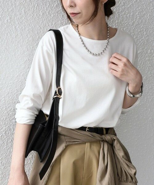 SHIPS / シップス Tシャツ | SHIPS Colors:コットン レイヤード TEE 3(ロンT)◇ | 詳細5