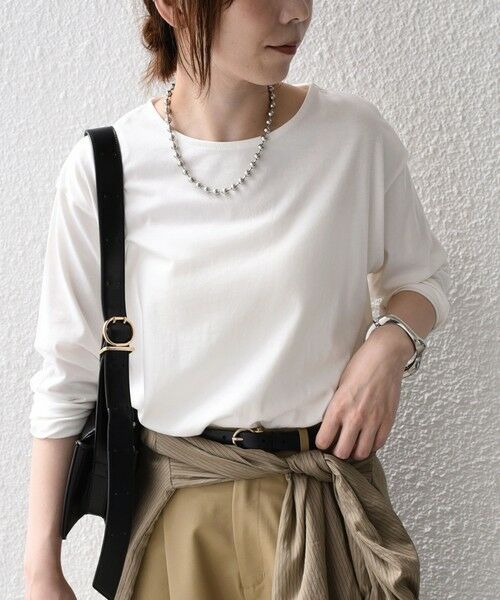 SHIPS / シップス Tシャツ | SHIPS Colors:コットン レイヤード TEE 3(ロンT)◇ | 詳細6