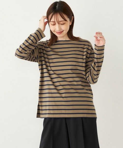 SHIPS / シップス Tシャツ | 《追加予約》SHIPS Colors:コットン レイヤード TEE 3◆ | 詳細14