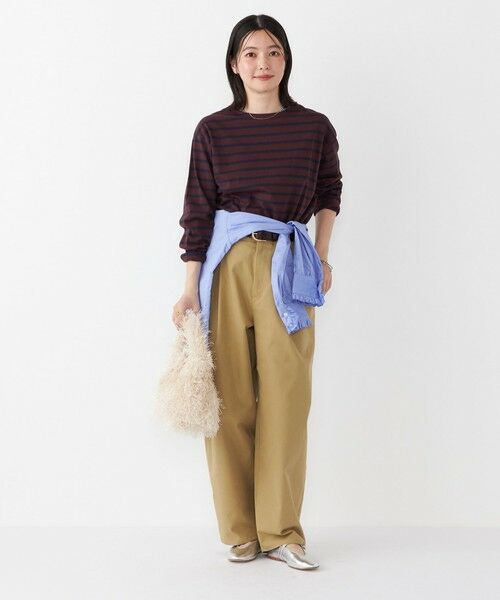 SHIPS / シップス Tシャツ | SHIPS Colors:コットン レイヤード TEE 3（ロンT）◇ | 詳細13