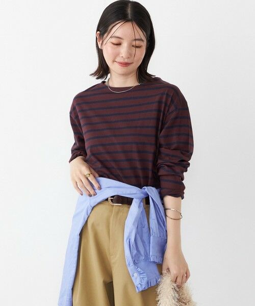 SHIPS / シップス Tシャツ | 《追加予約》SHIPS Colors:コットン レイヤード TEE 3◆ | 詳細23