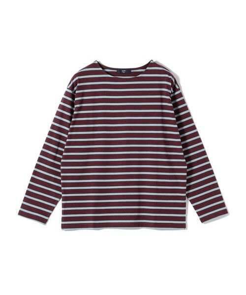 SHIPS / シップス Tシャツ | SHIPS Colors:コットン レイヤード TEE 3(ロンT)◇ | 詳細20