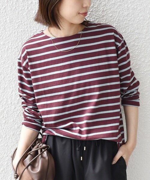 SHIPS / シップス Tシャツ | SHIPS Colors:コットン レイヤード TEE 3(ロンT)◇ | 詳細25