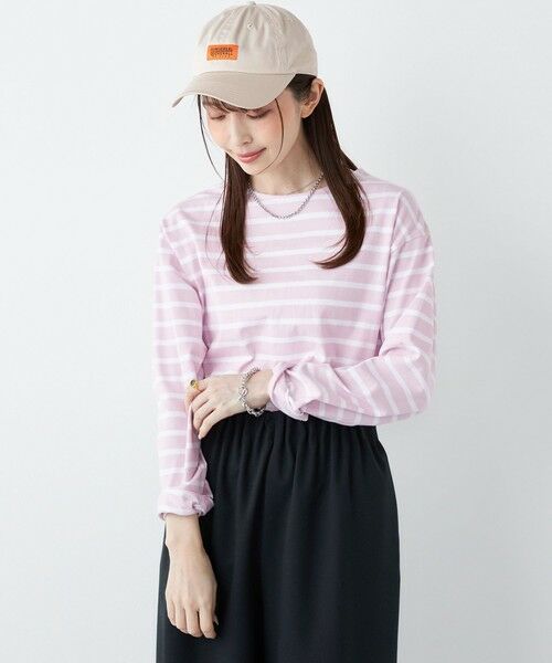 SHIPS / シップス Tシャツ | SHIPS Colors:コットン レイヤード TEE 3（ロンT）◇ | 詳細29