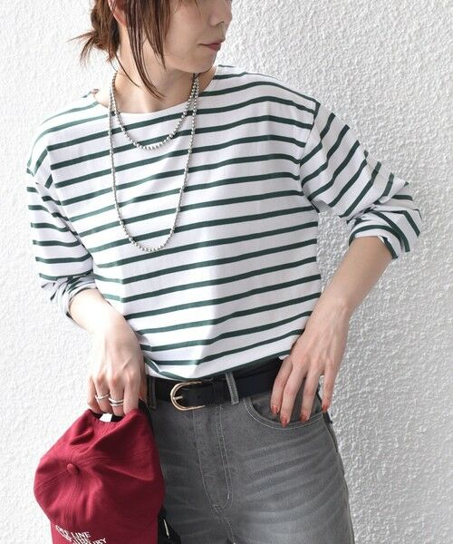 SHIPS / シップス Tシャツ | 《一部追加・新色予約》SHIPS Colors:コットン レイヤード TEE 3(ロンT)◆ | 詳細30