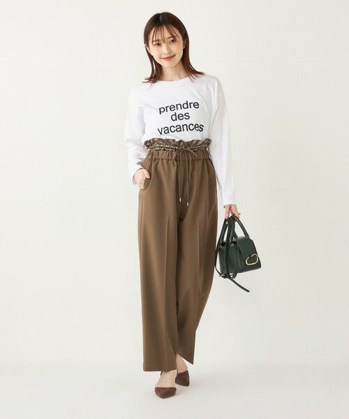 SHIPS for women / シップスウィメン Tシャツ | SHIPS Colors:ロゴ ロングスリーブTEE◇ | 詳細8