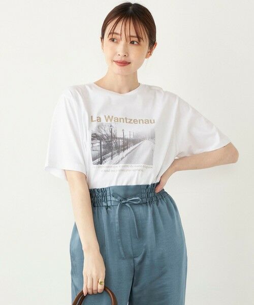 SHIPS for women / シップスウィメン Tシャツ | SHIPS Colors:La Wantzenau フォト TEE | 詳細4