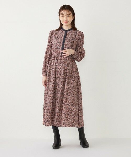 SHIPS for women / シップスウィメン ロング・マキシ丈ワンピース | SHIPS Colors:〈手洗い可能〉MULHOUSE 小花 プリント ワンピース | 詳細13