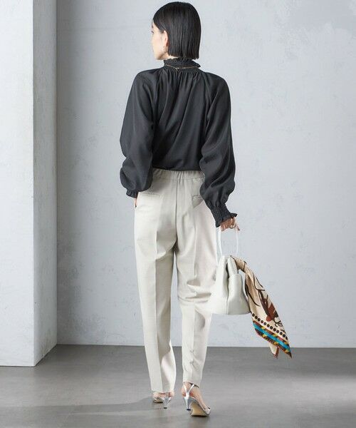 SHIPS / シップス シャツ・ブラウス | 〈洗濯機可能〉シャーリング ネック 長袖 ブラウス | 詳細19