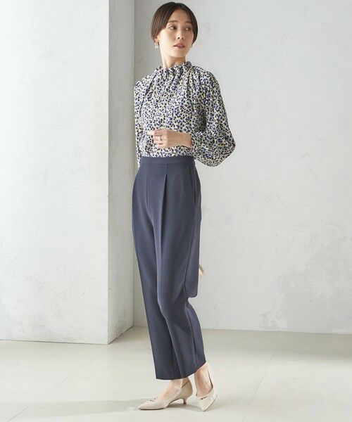 SHIPS / シップス シャツ・ブラウス | 《追加》〈手洗い可能〉ネック ギャザー プリント 長袖 ブラウス | 詳細3