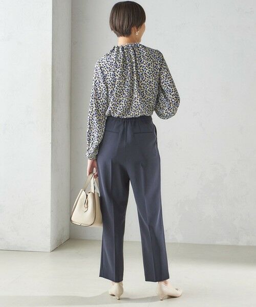 SHIPS / シップス シャツ・ブラウス | 《追加》〈手洗い可能〉ネック ギャザー プリント 長袖 ブラウス | 詳細5