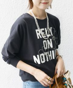 【WEB限定】 バリエーション プリント ドルマン ロングスリーブ TEE