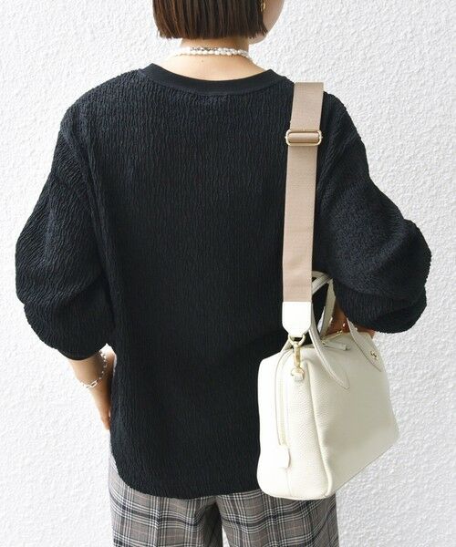 SHIPS / シップス カットソー（半袖以外） | 《一部追加予約》【WEB限定】〈手洗い可能〉ランダムブルーゼ ロングスリーブ プルオーバー | 詳細13