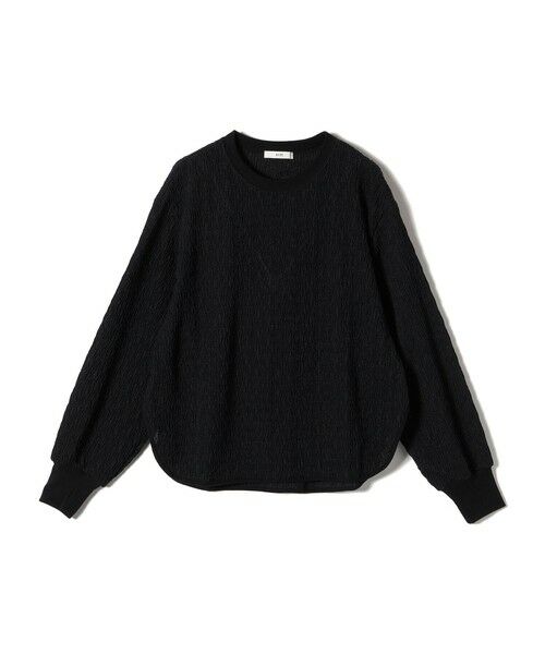 ＊未使用＊SHIPS〈手洗い可能〉ランダムブルーゼ ロングスリーブ プルオーバー 手洗い可能〉ランダムブルーゼ ロングスリーブ プルオーバー