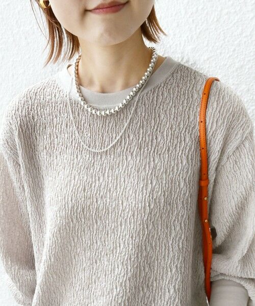 SHIPS / シップス カットソー（半袖以外） | 《一部追加予約》【WEB限定】〈手洗い可能〉ランダムブルーゼ ロングスリーブ プルオーバー | 詳細28