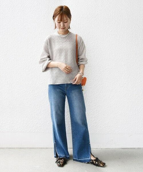 SHIPS / シップス カットソー（半袖以外） | 《一部追加予約》【WEB限定】〈手洗い可能〉ランダムブルーゼ ロングスリーブ プルオーバー | 詳細29