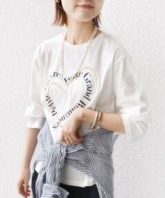 【WEB限定】バリエーション ロゴ プリント ロングスリーブ TEE