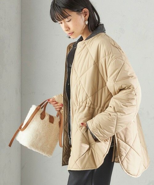 最終値下げ　viaggio blu ベージュキルティングコート　美品 Viaggio Blu（ビアッジョブルー）キルティングコート♡ベージュ