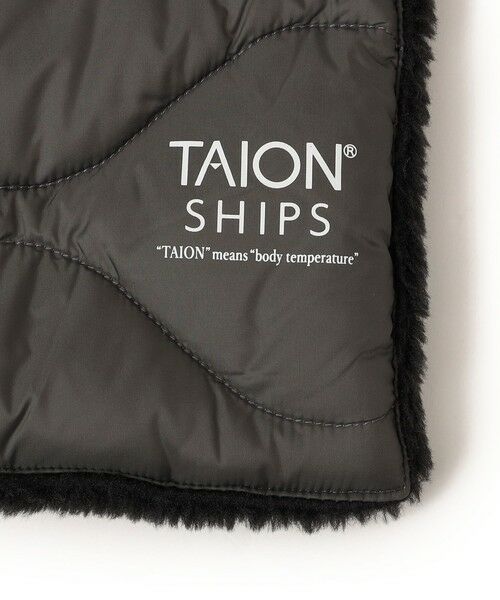 SHIPS for women / シップスウィメン マフラー・ショール・スヌード・ストール | 【SHIPS別注】TAION:〈手洗い可能〉リバーシブル ダウン マフラー | 詳細2