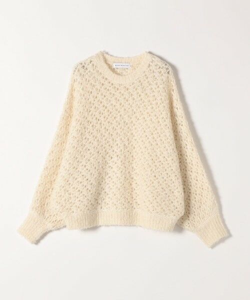 SHIPS / シップス ニット・セーター | quaranciel:〈手洗い可能〉スパンコール レース編み クルーネック ドルマン ルーズ ニット | 詳細17