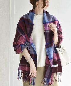 quaranciel: カシミヤ ブレンド オリジナル チェック ストール 24FW