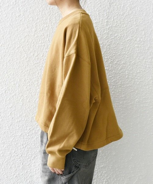 SHIPS / シップス スウェット | 《一部追加予約》【WEB限定】SHIPS any:〈洗濯機可能〉USA コットン 裏起毛 コクーン プルオーバー | 詳細17