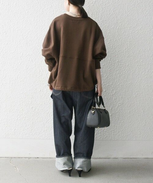 SHIPS / シップス スウェット | 《一部追加予約》【WEB限定】SHIPS any:〈洗濯機可能〉USA コットン 裏起毛 コクーン プルオーバー | 詳細22