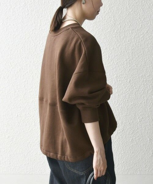 SHIPS / シップス スウェット | 《一部追加予約》【WEB限定】SHIPS any:〈洗濯機可能〉USA コットン 裏起毛 コクーン プルオーバー | 詳細25