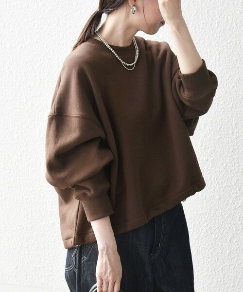 SHIPS / シップス スウェット | 《一部追加予約》【WEB限定】SHIPS any:〈洗濯機可能〉USA コットン 裏起毛 コクーン プルオーバー | 詳細27