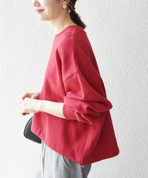SHIPS for women/シップスウィメン 【WEB限定】SHIPS any:〈洗濯機可能〉USA コットン 裏起毛 コクーン プルオーバー レッド ONE SIZE SHIPS for women/シップスウィメン 【WEB限定】SHIPS any:〈洗濯機可能〉USA コットン 裏起毛 コクーン プルオーバー レッド ONE SIZE